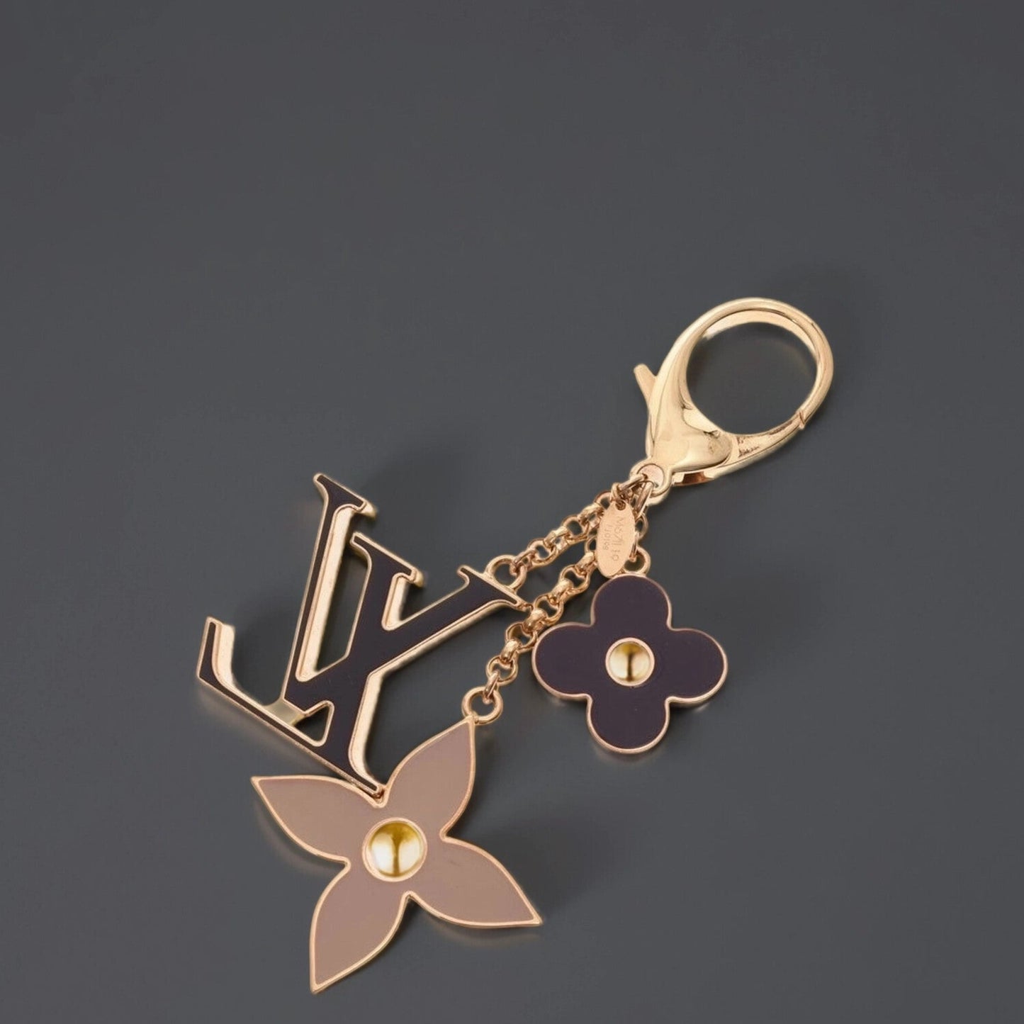 FLEUR DE MONOGRAM BAG CHARM