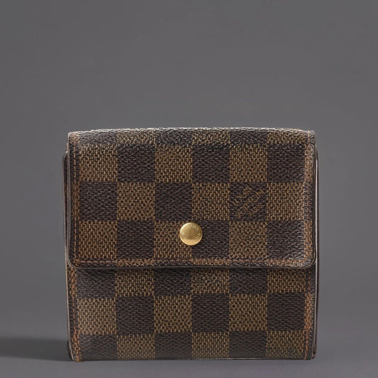 Damier Ebene Elise Wallet