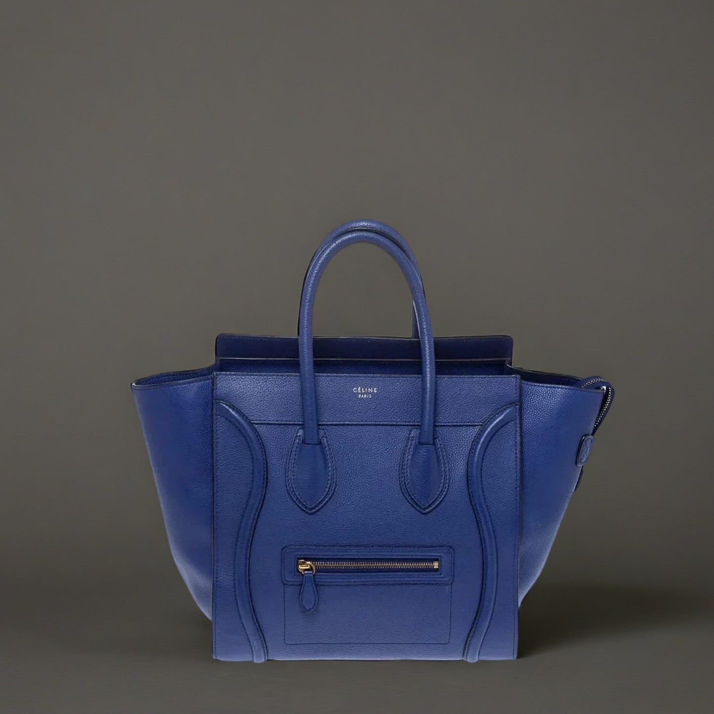 Leather Mini Luggage Tote