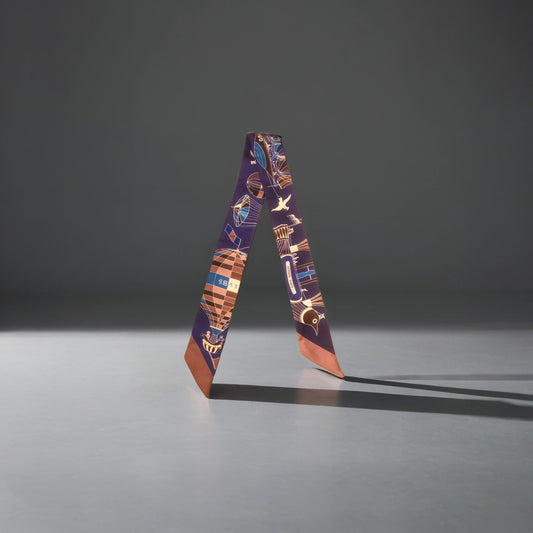 HERMES Silk Twilly