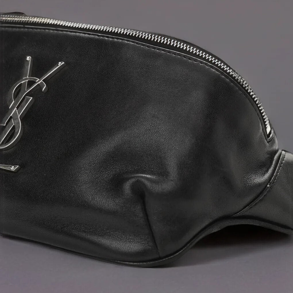 Calfskin Monogram Belt Bag Black