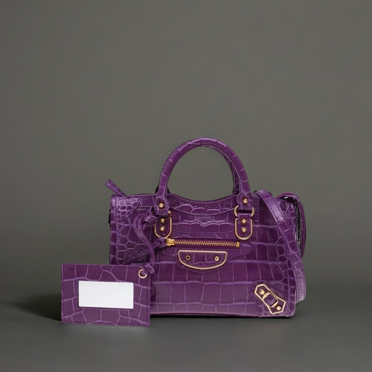 Metallic Edge Nano City Bag