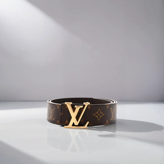 Monogram 40mm LV Initiales Belt 95 38 black