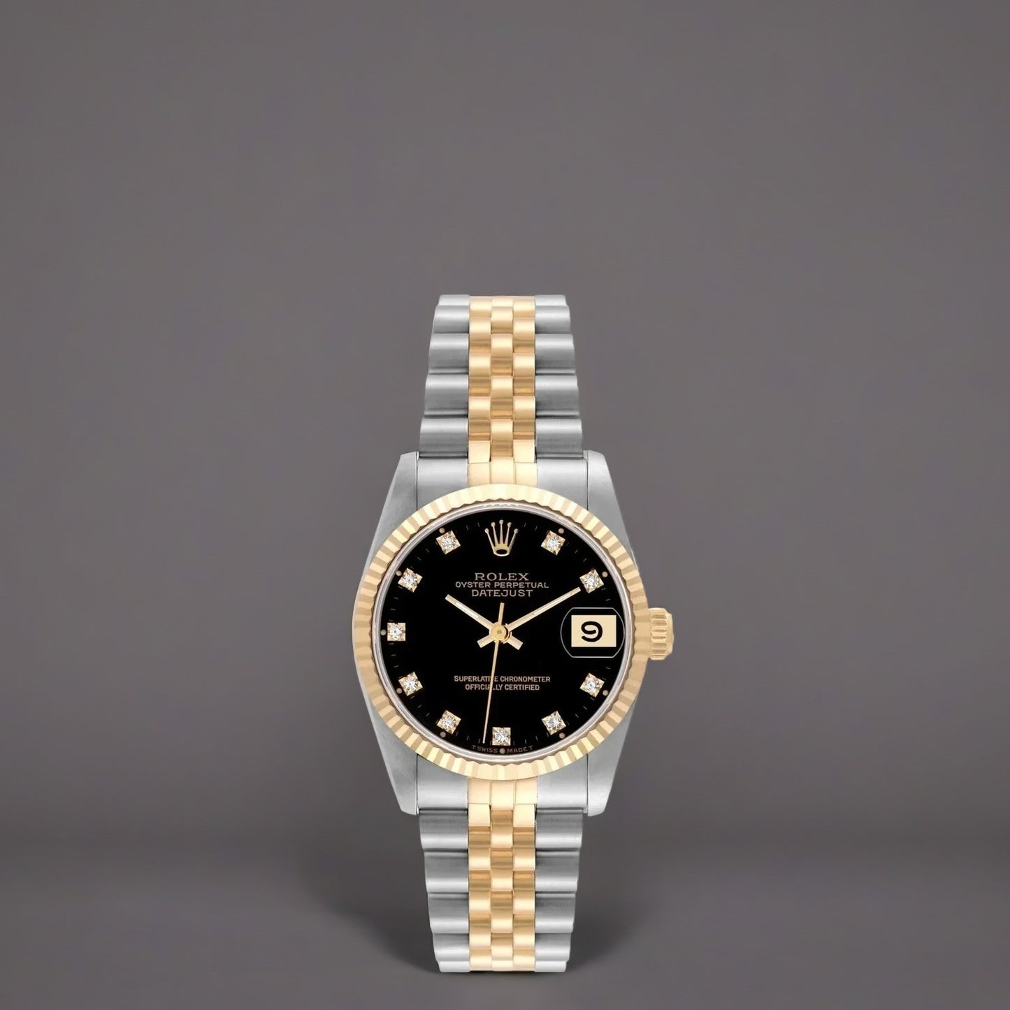 Rolex Datejust 31mm Midsize Diamond Steel Yellow Gold