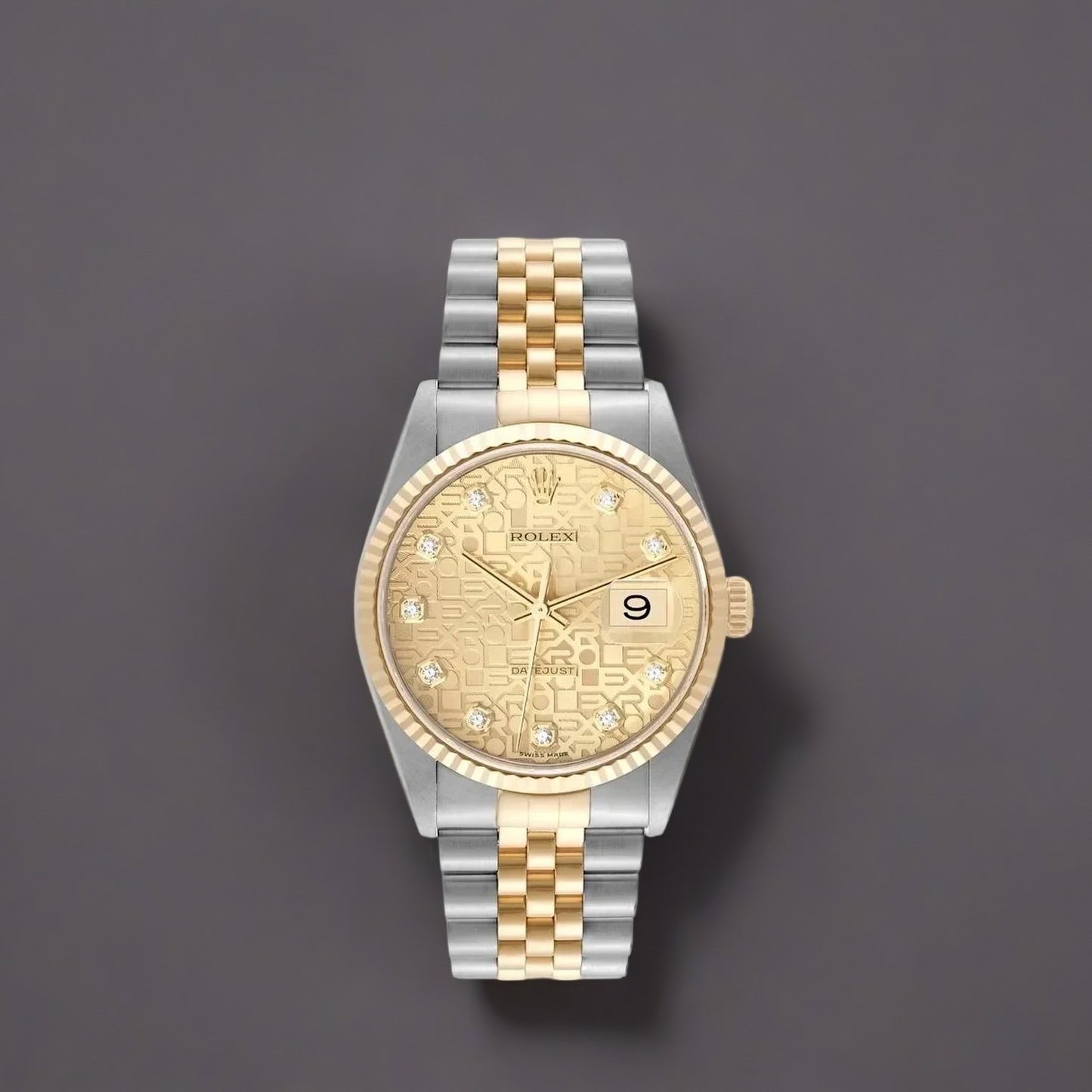 Rolex Datejust 36mm Stainless Steel Yellow Gold Watch