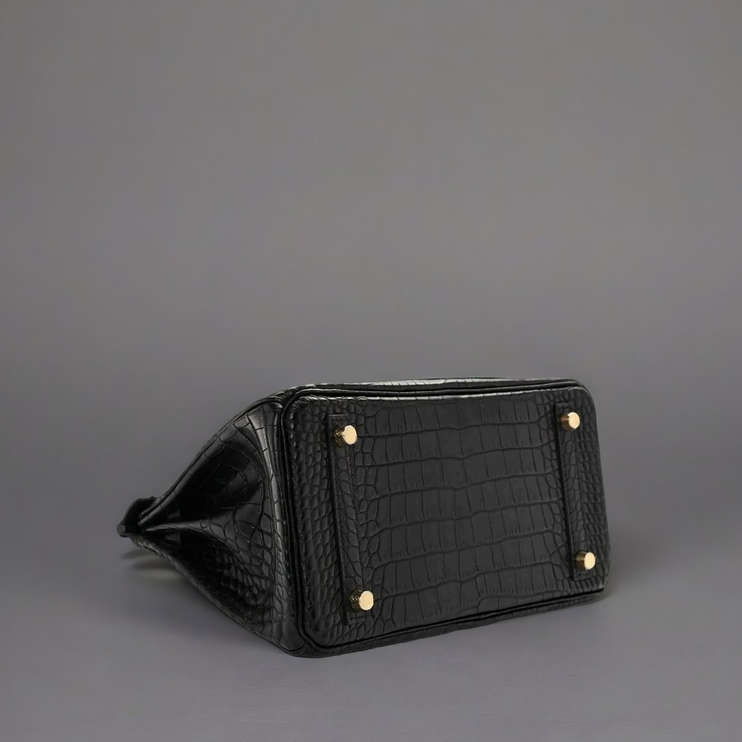 Matte Alligator Birkin 25 Black