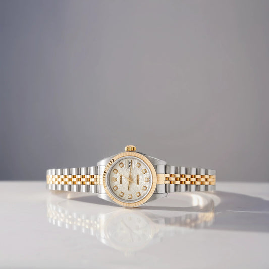 Rolex Datejust 26 Steel Yellow Gold Diamond Dial  Watch