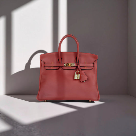 Epsom BIRKIN 25 Rouge Tomato Swift