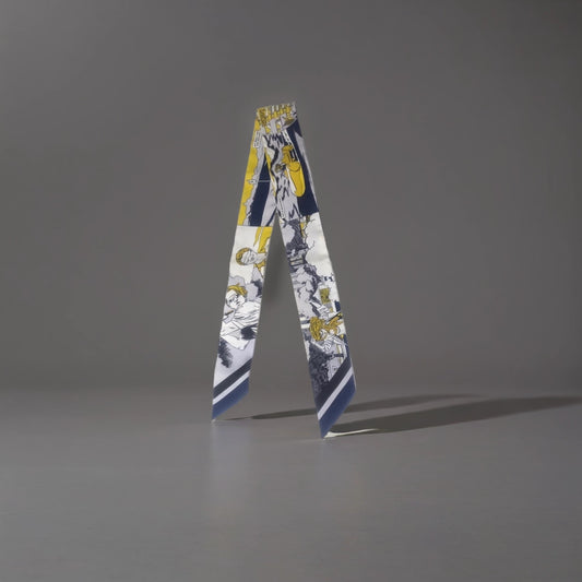 HERMES Silk Twilly