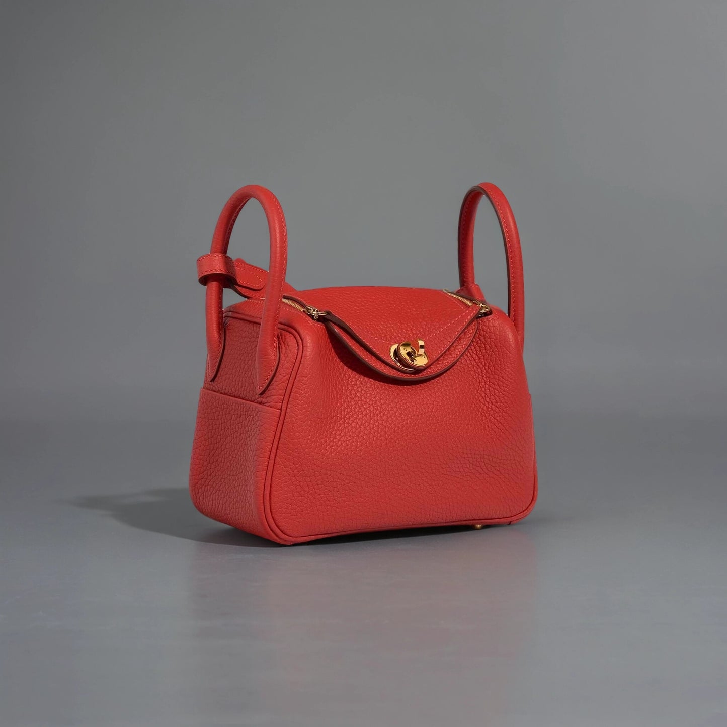 Taurillon Clemence Mini Lindy 20 Rouge Radieux