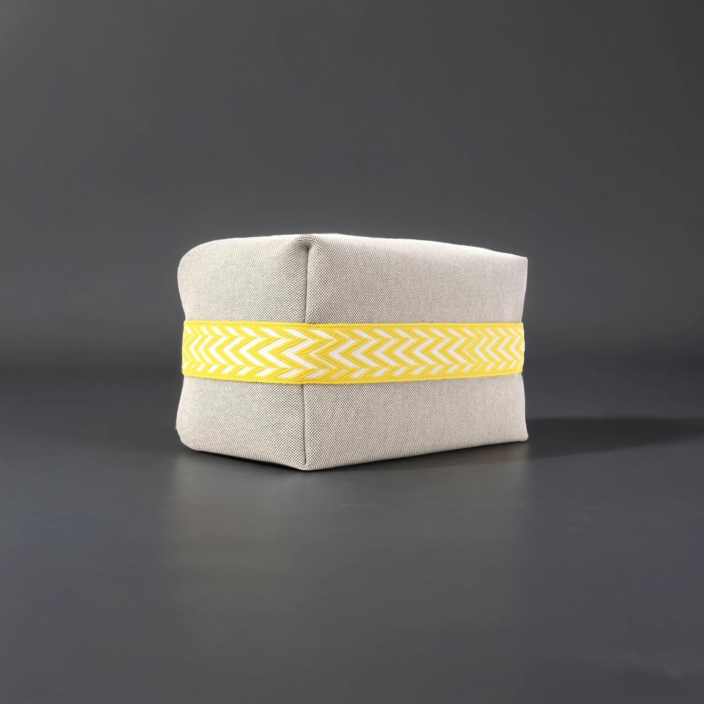 Canvas Large Bride-A-Brac Pouch Jaune Citron