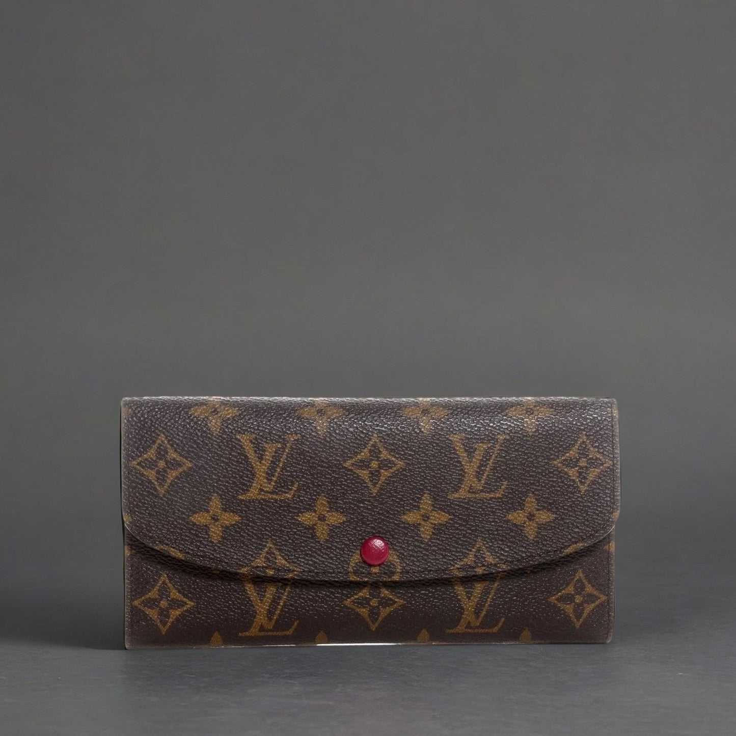 Monogram Emilie Wallet Fuschia