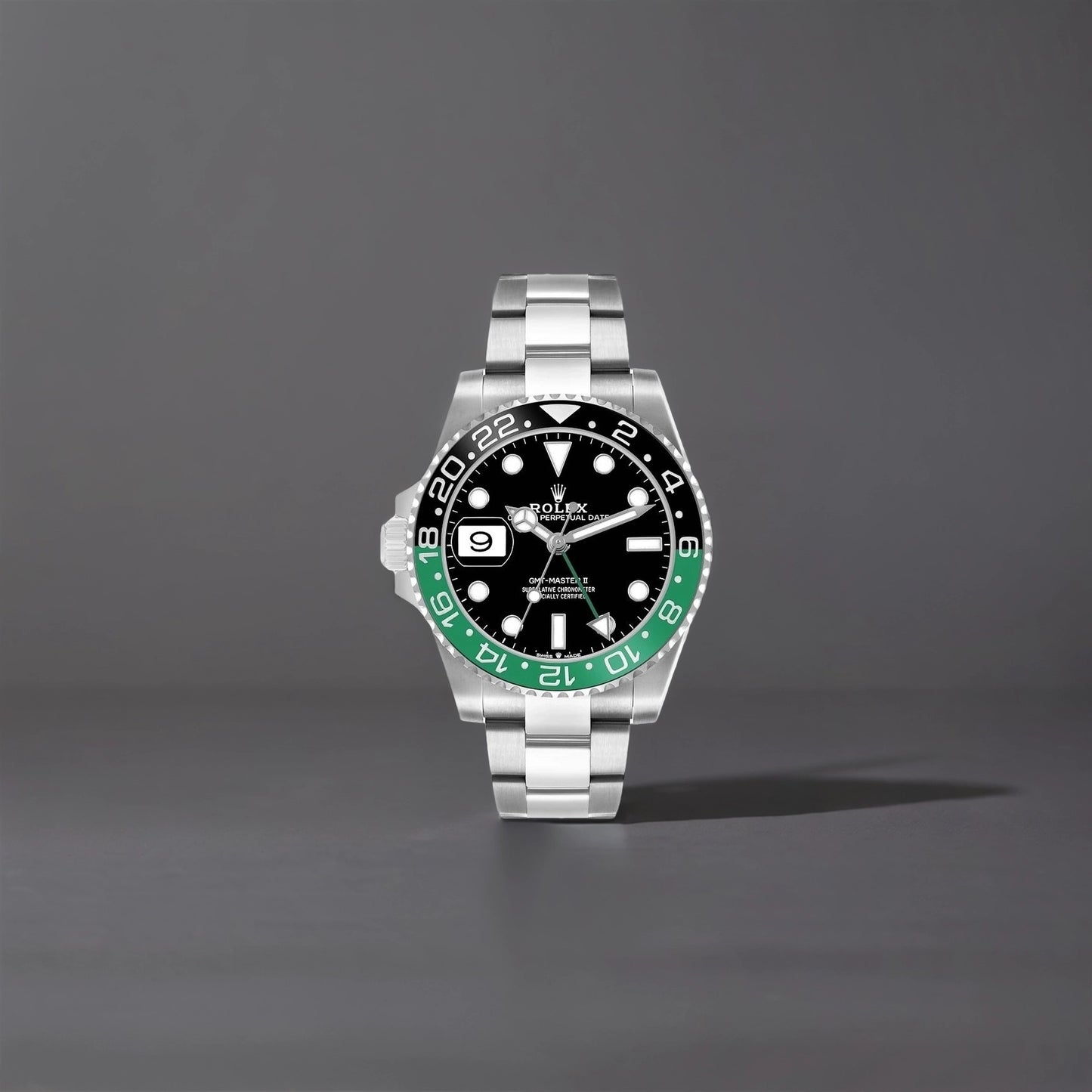 Rolex GMT Master II Black Green Bruce Wayne Bezel Mens Watch