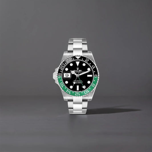 Rolex GMT Master II Black Green Bruce Wayne Bezel Mens Watch