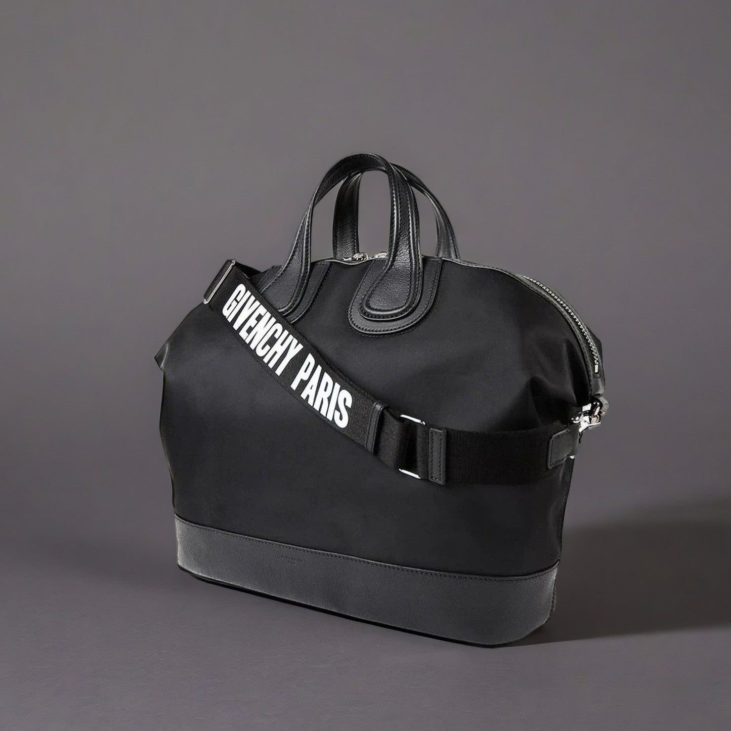 Givenchy Nightingale Small Model Handbag In Black Leather
