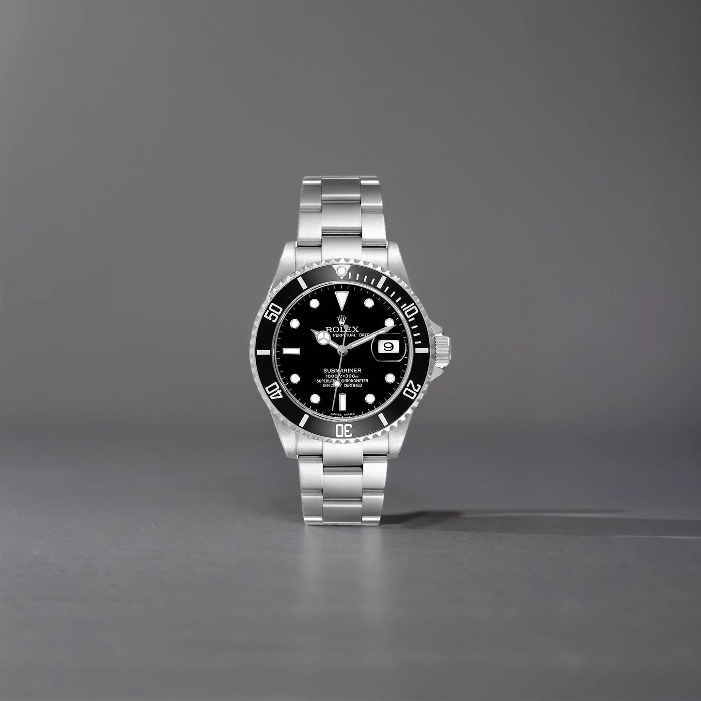 Rolex Submariner Date Black Dial Steel Mens Watch