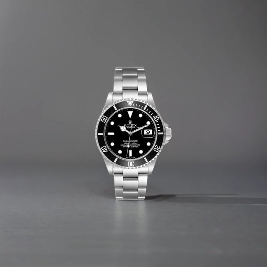 Rolex Submariner Date Black Dial Steel Mens Watch