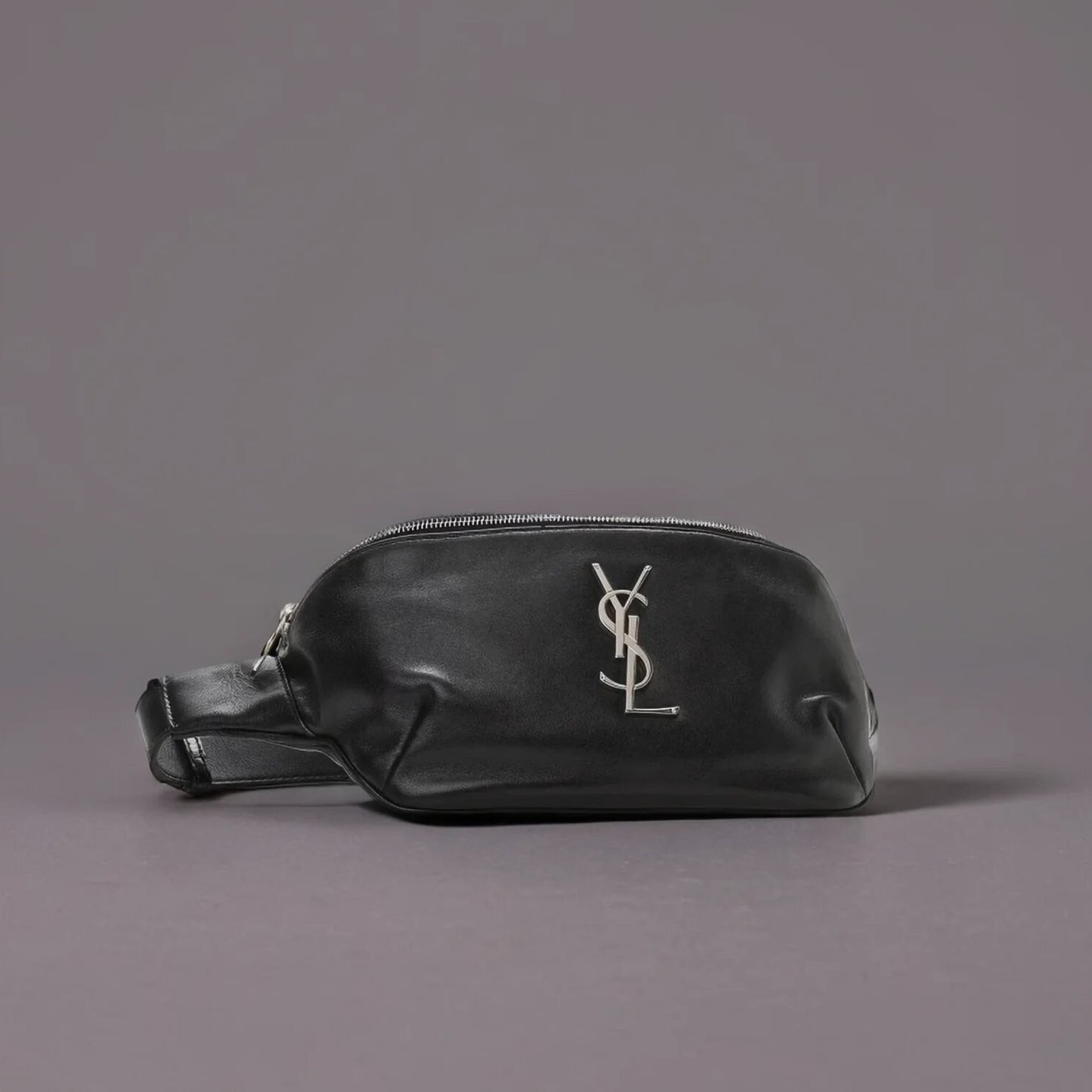 Calfskin Monogram Belt Bag Black