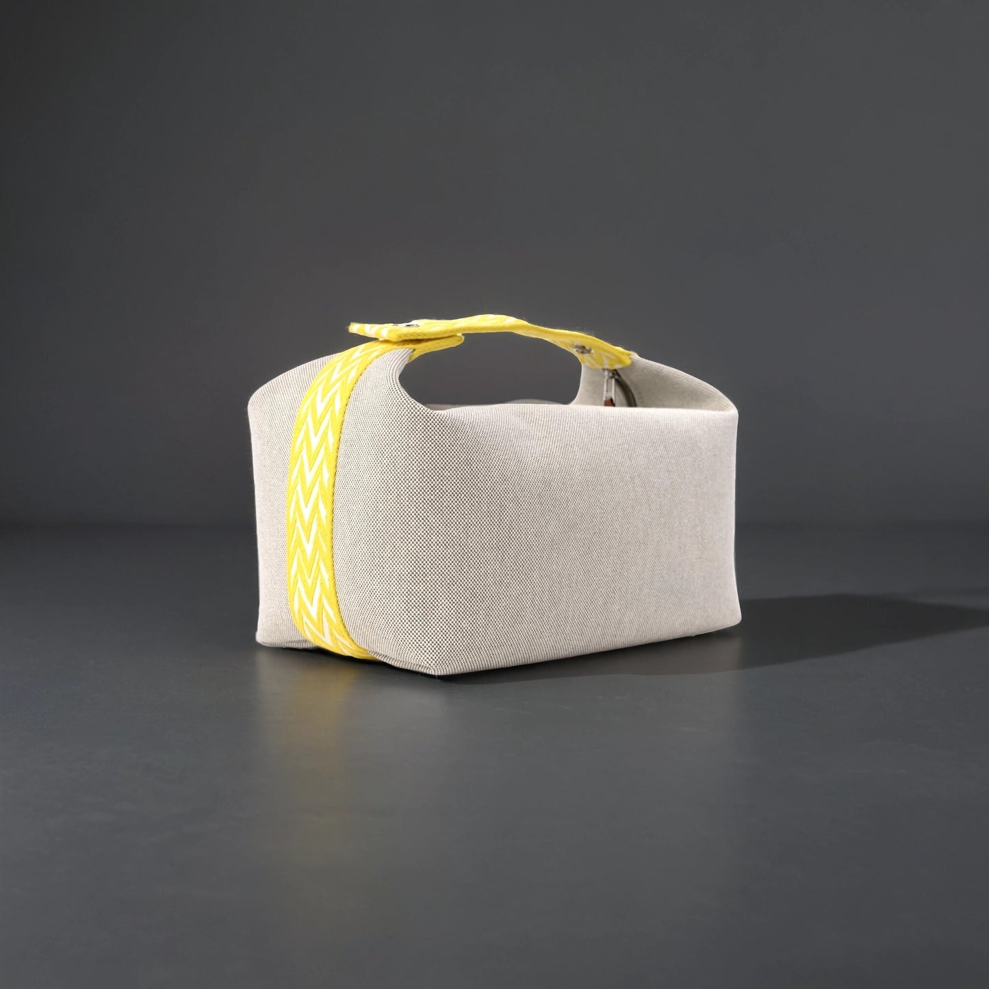 Canvas Large Bride-A-Brac Pouch Jaune Citron