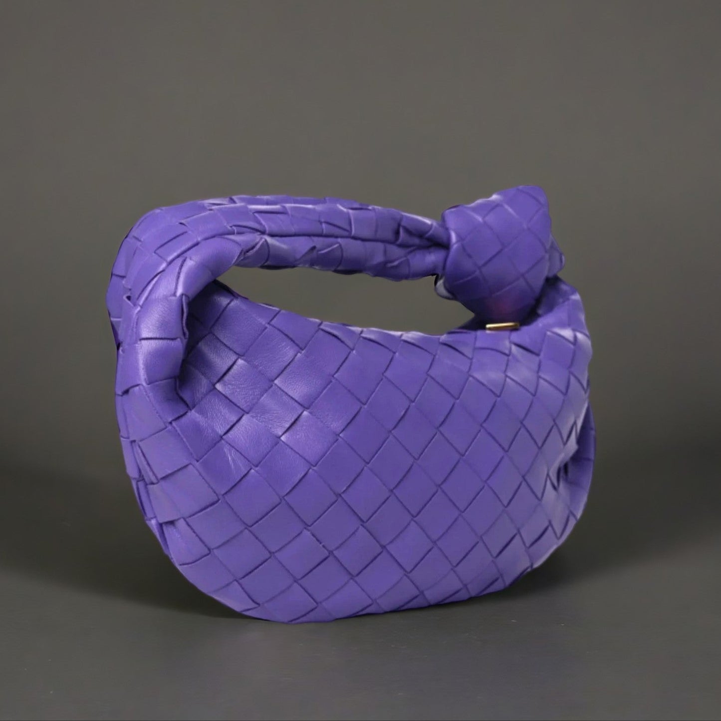 Nappa Intrecciato Mini Jodie Purple