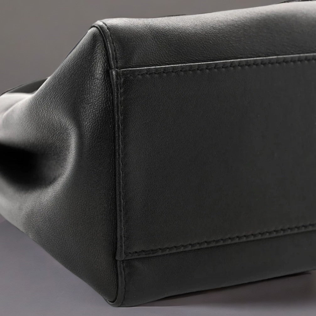 Nappa Mini Peekaboo Iconic Satchel Black