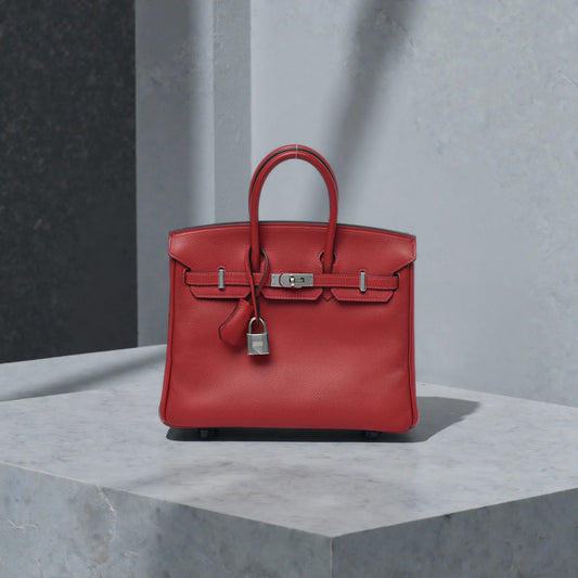 Epsom BIRKIN 25 Rouge Casaque