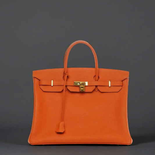 Togo Birkin 40 Orange