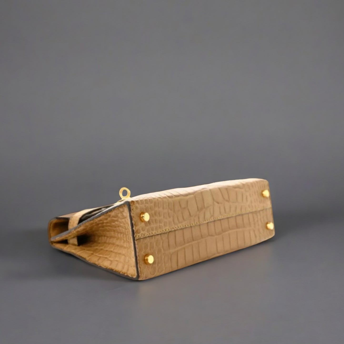 Matte Alligator Mini Kelly Sellier 20 Kraft