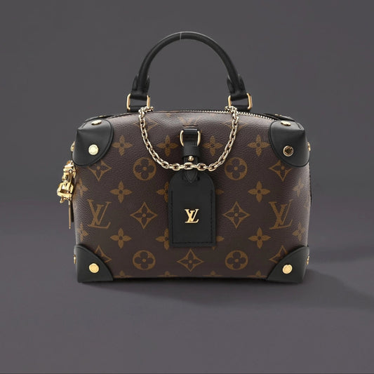 Monogram Petite Malle Souple Black