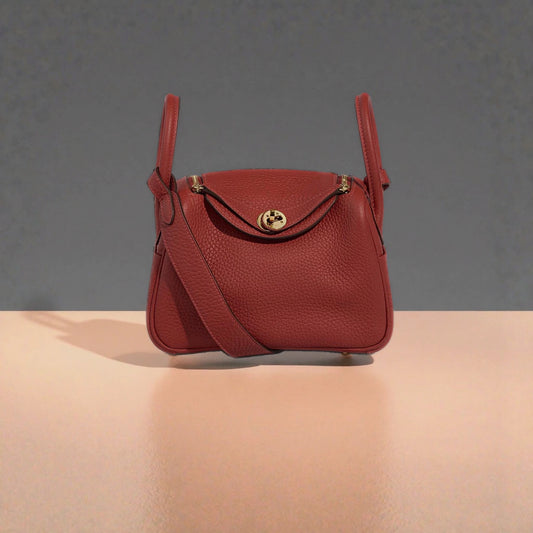 Taurillon Clemence Mini Lindy 20 Rouge Radieux