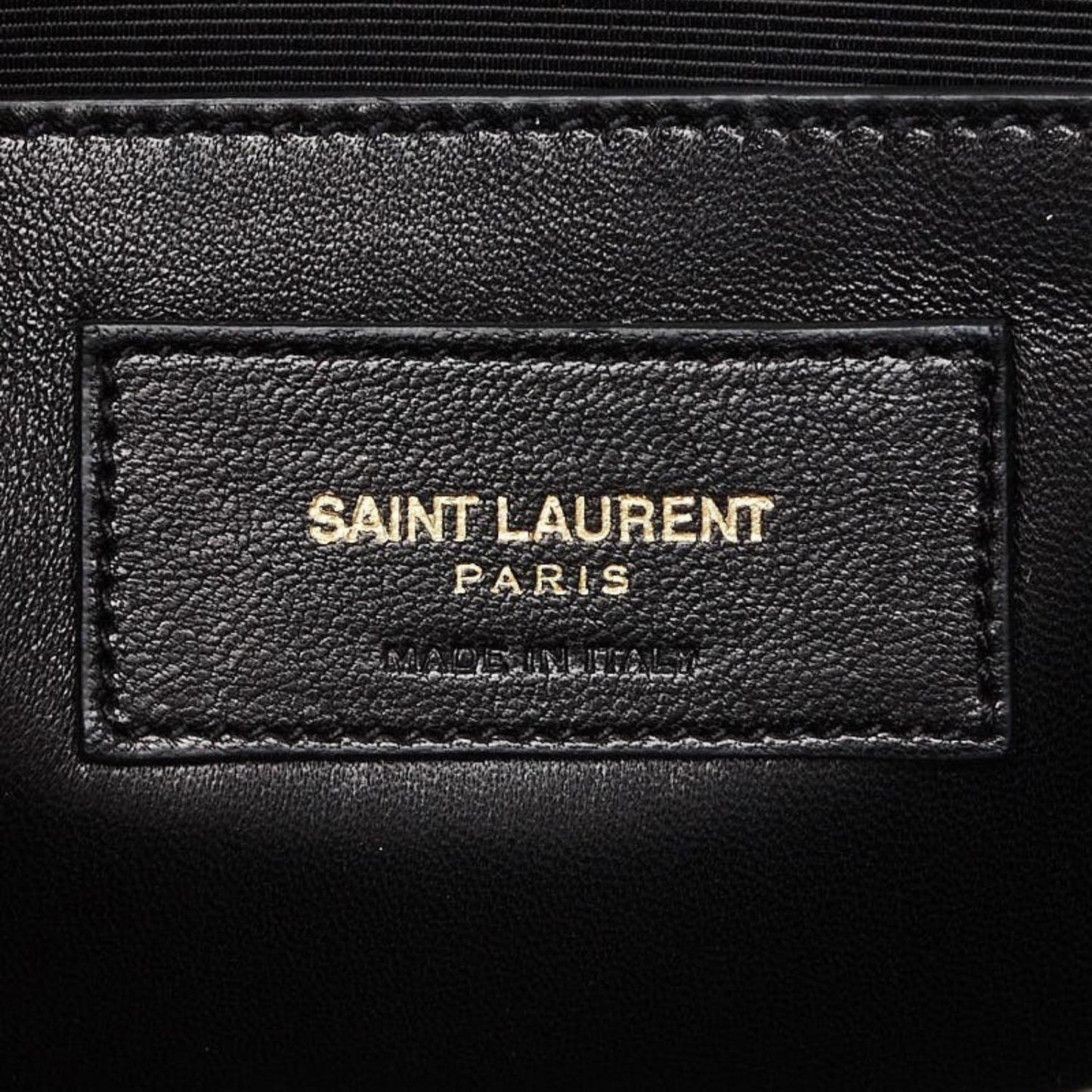 White Pebbled Leather Cassandre Clutch Bag